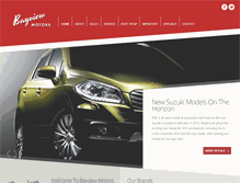 Tablet Screenshot of bayviewmotors.com